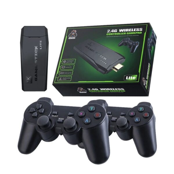 Lemon Toys 2.4G Wireless Controller Gaming Console Gamepad,4K Ultra HD Game Stick-Supports Wireless Dual Play,3000+ Classic Games,35 Hrs Continuous Gameplay,Video Games For Kids-Usb Rechargeable - Image 6