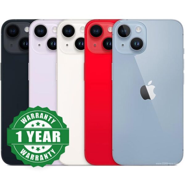 IPHONE 14 128GB | BRAND NEW | 1 YEAR WARRANTY | ENG
