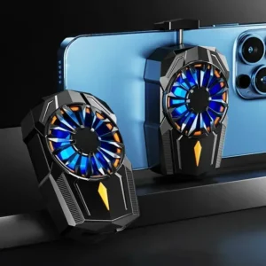 S08 Cell Phone ABS Back-clip Air-cooled Cooling Fan Radiator for PUBG Game Cooler for IOS Android Turbo Hurricane Cool Heat Sink