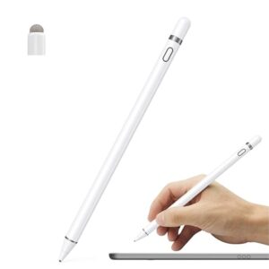 Rechargeable Palm Rejection Stylus Pen for iPad (2018-2024) - Sleek White Design | MOBILE/LAPTOP/TABLET