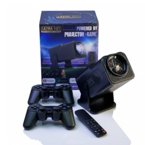 Borrego Ultra HD (High Dynamic Range) -Projector + Game Console (2 Pad Game)