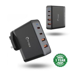 E-Race 100W TURBO BOOST GaN CHARGER | EX-11 | 1YEAR WARRANTY