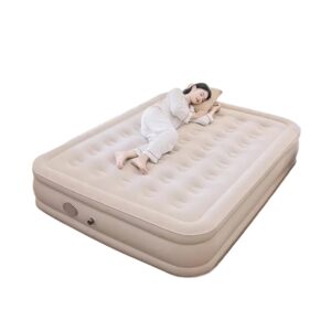 Inflatable JUST One-click, 150X200CM , Air Bed with Built in Pump, Self Inflating Mattress, Single Inflatable Mattress Blow up Air Mattress